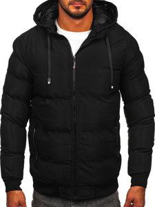 Chaqueta acolchada de invierno para hombre negro Bolf 5M3125