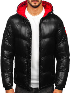 Chaqueta acolchada de invierno para hombre negro Bolf 5M3198