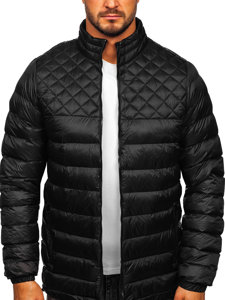 Chaqueta acolchada de invierno para hombre negro Bolf 5M515