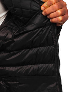 Chaqueta acolchada de invierno para hombre negro Bolf 5M515