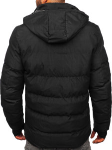 Chaqueta acolchada de invierno para hombre negro Bolf 5M756