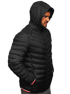 Chaqueta acolchada de invierno para hombre negro Bolf 5M765