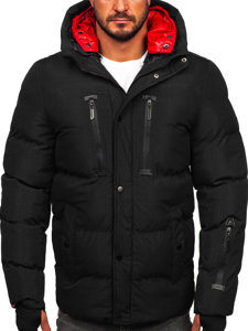 Chaqueta acolchada de invierno para hombre negro Bolf 5M771