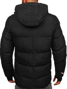 Chaqueta acolchada de invierno para hombre negro Bolf 5M771