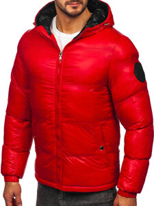 Chaqueta acolchada de invierno para hombre rojo Bolf 5M3198