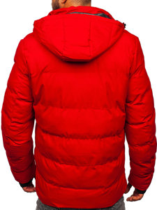 Chaqueta acolchada de invierno para hombre rojo Bolf 5M756