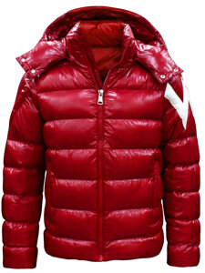 Chaqueta acolchada de invierno para hombre rojo Bolf 9981