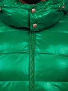 Chaqueta acolchada de invierno para hombre verde Bolf 9981