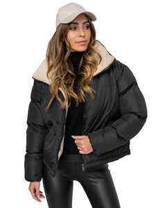 Chaqueta acolchada de invierno para mujer negro Bolf 5M3115