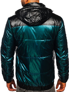 Chaqueta acolchada deportiva de entretiempo para hombre color verde Bolf 2145