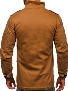 Chaqueta algodón de entretiempo para hombre camel Bolf 10290