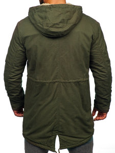 Chaqueta algodón de invierno parka para hombre caqui Bolf EX838A