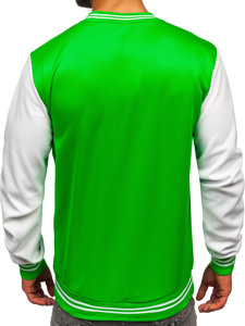 Chaqueta béisbol de entretiempo bomber para hombre verde Bolf 8B1157