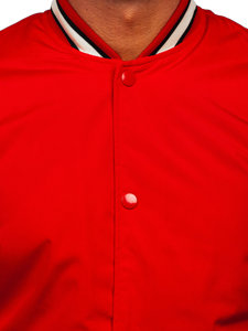 Chaqueta béisbol de entretiempo bomber para mujer rojo Bolf 84M3021