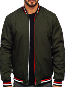 Chaqueta bomber de entretiempo para hombre caqui Bolf 84M3001