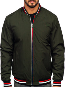 Chaqueta bomber de entretiempo para hombre caqui Bolf 84M3001