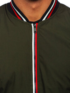 Chaqueta bomber de entretiempo para hombre caqui Bolf 84M3001