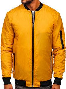 Chaqueta bomber de entretiempo para hombre color camelowa Bolf AK95