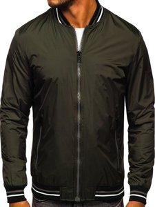 Chaqueta bomber de entretiempo para hombre color caqui Bolf 6523