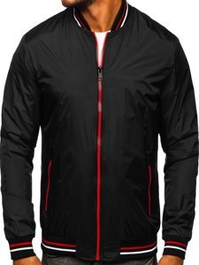 Chaqueta bomber de entretiempo para hombre color negro Bolf 6523