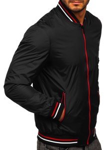 Chaqueta bomber de entretiempo para hombre color negro Bolf 6523