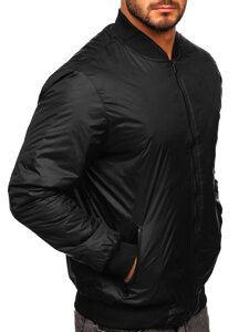 Chaqueta bomber de entretiempo para hombre color negro Bolf AK95