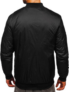 Chaqueta bomber de entretiempo para hombre color negro Bolf AK95