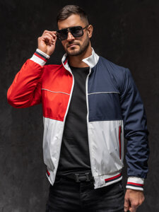 Chaqueta bomber de entretiempo para hombre multicolor Bolf 84M3003A1