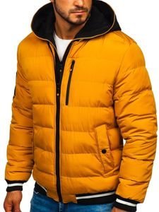 Chaqueta bomber de invierno para hombre camel Bolf 5892