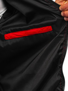 Chaqueta bomber de transición para hombre Rojo Bolf 5M708