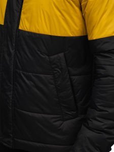 Chaqueta de entretiempo deportiva para hombre negro Bolf 1982