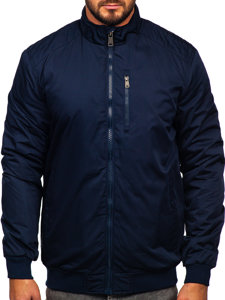 Chaqueta de entretiempo para hombre azul oscuro Bolf 1907