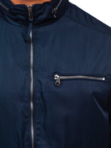 Chaqueta de entretiempo para hombre azul oscuro Bolf 5M3106