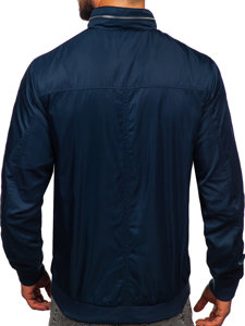 Chaqueta de entretiempo para hombre azul oscuro Bolf 5M3106