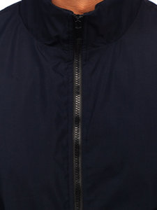 Chaqueta de entretiempo para hombre azul oscuro Bolf 7342