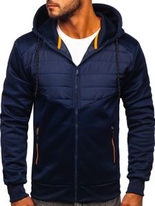 Chaqueta de entretiempo para hombre azul oscuro Bolf KS2149