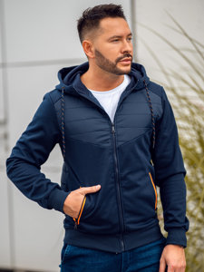 Chaqueta de entretiempo para hombre azul oscuro Bolf KS2149