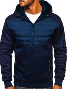 Chaqueta de entretiempo para hombre azul oscuro Bolf KS2232