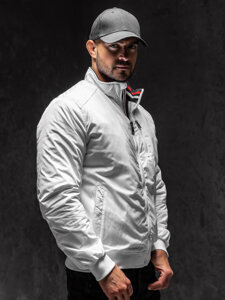 Chaqueta de entretiempo para hombre blanco Bolf 1907A1