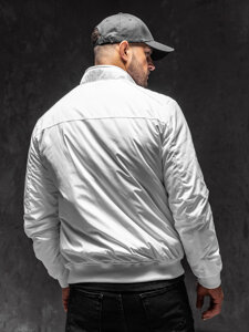 Chaqueta de entretiempo para hombre blanco Bolf 1907A1