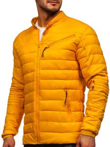 Chaqueta de entretiempo para hombre color amarillo Denley M13006