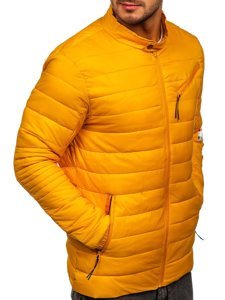 Chaqueta de entretiempo para hombre color amarillo Denley M13006