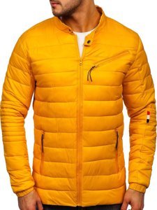 Chaqueta de entretiempo para hombre color amarillo Denley M13006