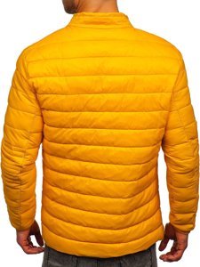 Chaqueta de entretiempo para hombre color amarillo Denley M13006