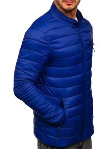 Chaqueta de entretiempo para hombre color azul oscuro Denley M13006