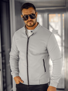 Chaqueta de entretiempo para hombre gris Bolf EC955