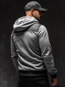 Chaqueta de entretiempo para hombre gris Bolf KS2155