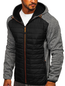 Chaqueta de entretiempo para hombre gris Bolf KS2155