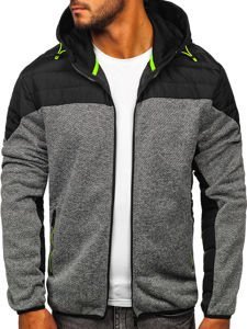 Chaqueta de entretiempo para hombre gris Bolf KS2158