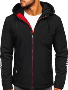 Chaqueta de entretiempo para hombre negra Bolf 5985